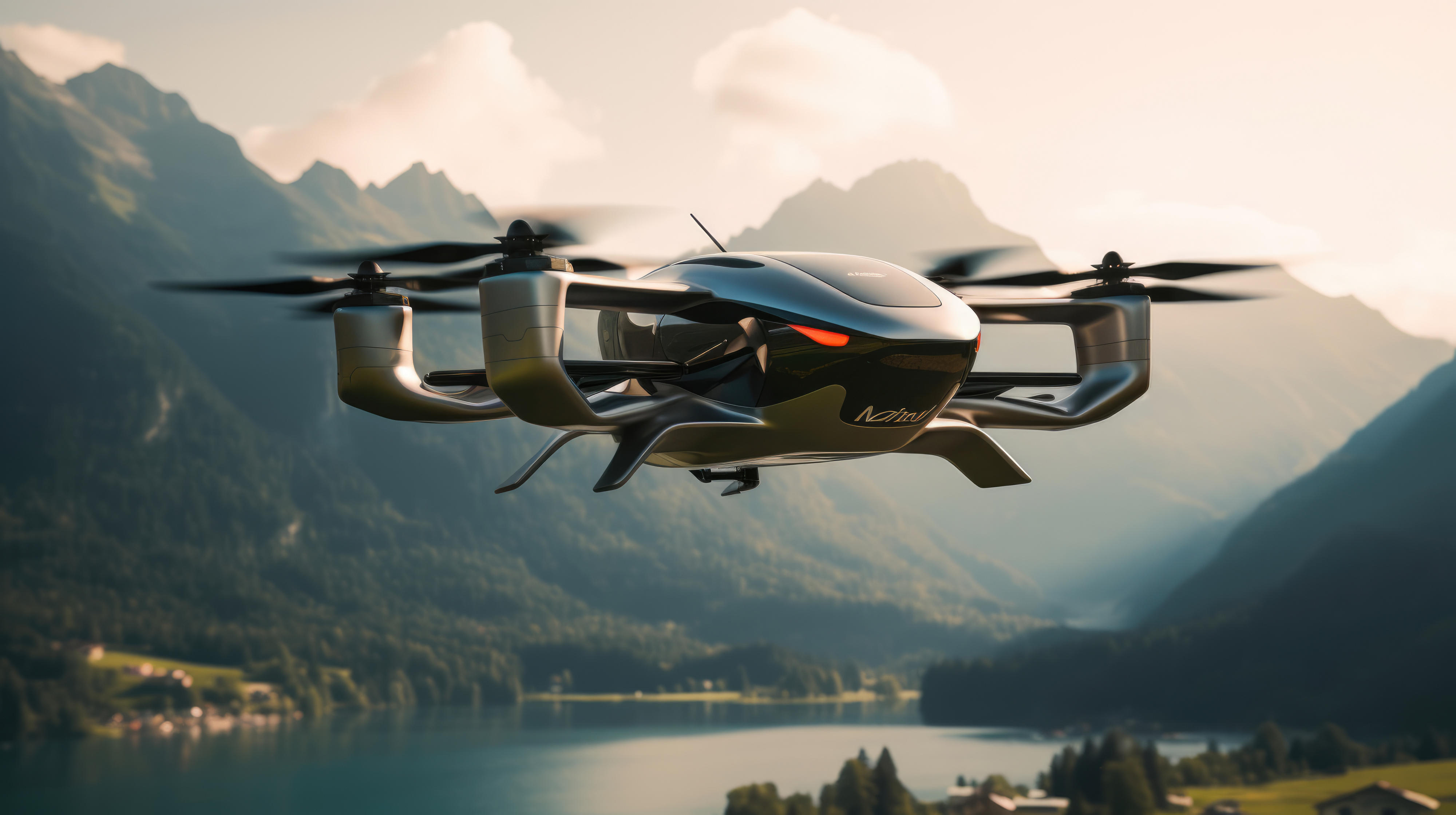 An electric vertical take-off and landing (eVTOL) aircraft