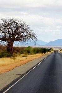 Road from Mombasa to Nairobi