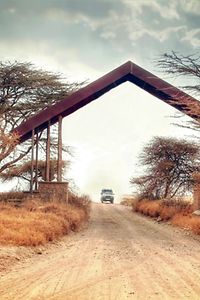 Eingangstor nach Nairobi National Park