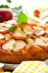 Gâteau aux pommes Upside Down