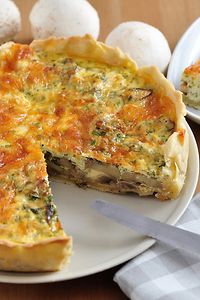 Mushroom Quiche