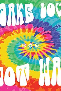 Make Love Not War - Woodstock