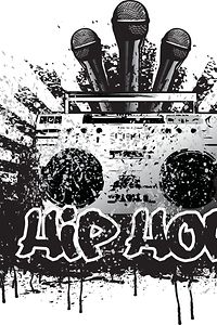 Hip Hop et un Boom Box
