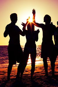 Parti à la plage
