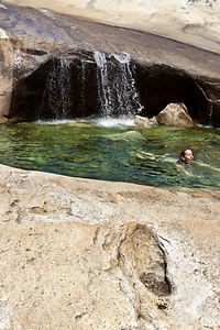 Yosemite Cascada Nadador