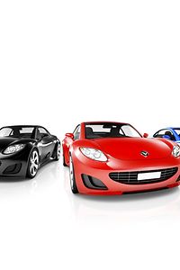 السيارات الرياضية الملونة
