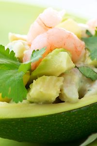 Avocado with Shrimp Appetizer