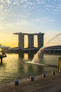 Merlion at Sunrise